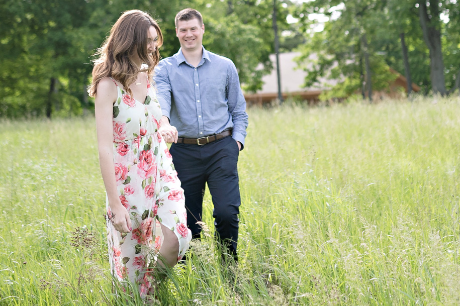 metro detroit engagement session