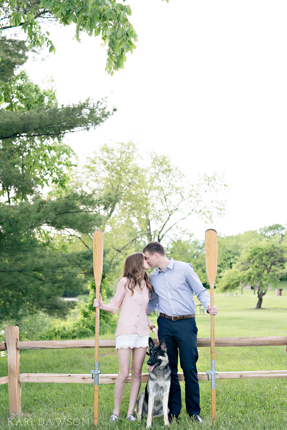 metro detroit engagement session