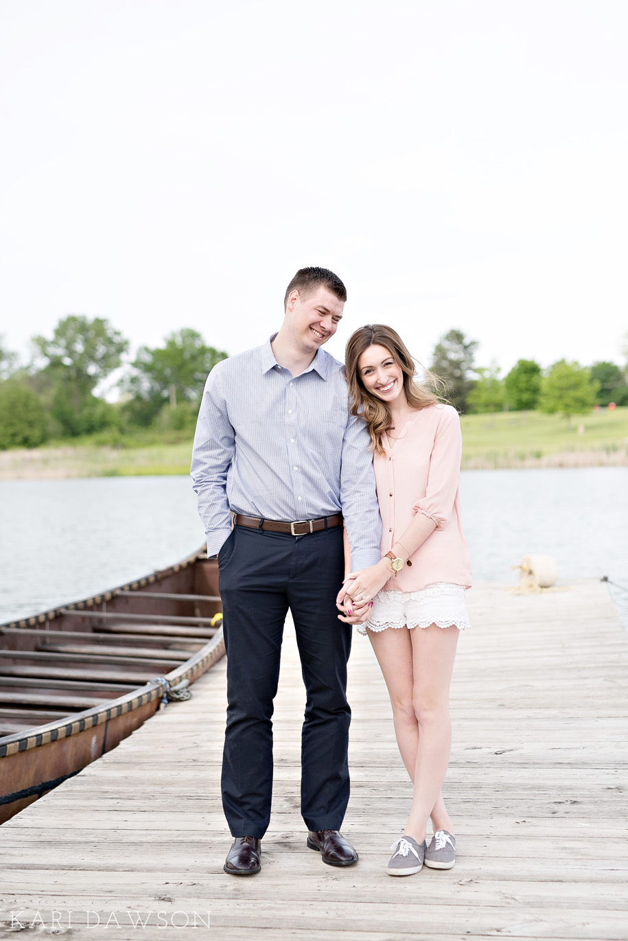 metro detroit engagement session