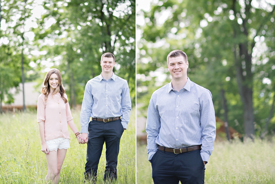 metro detroit engagement session