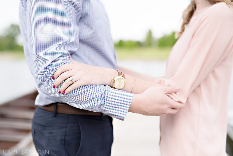 metro detroit engagement session