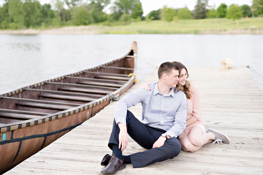 metro detroit engagement session