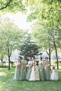 sage green bridesmaid dress