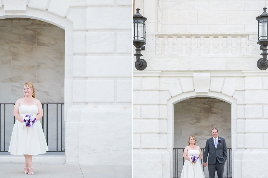 DIA Detroit Institute of Arts Wedding bride and groom portraits