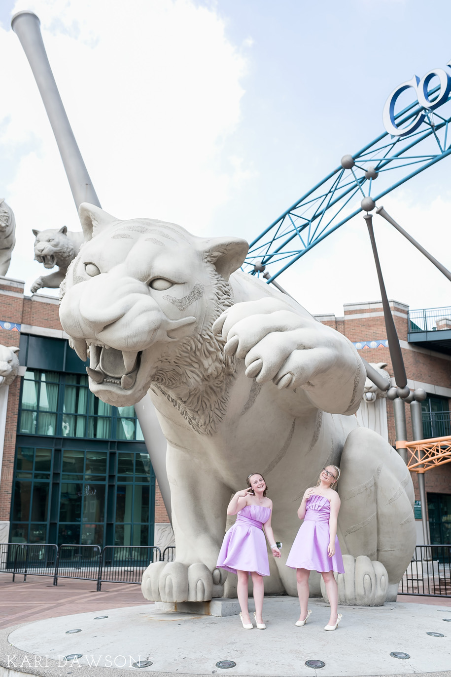 Baseball Wedding l Comerica Park l Detroit Tigers