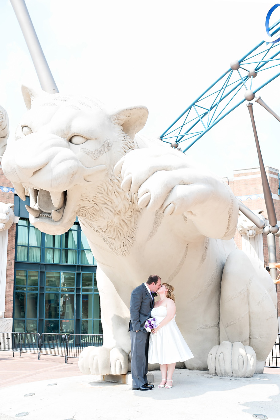 Baseball Wedding l Comerica Park l Detroit Tigers