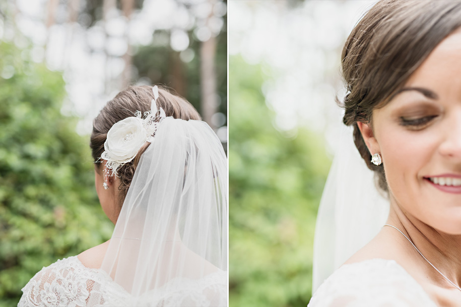 Stunning lace wedding dress with tulle skirt l undo l veil l undo l rustic elegance l black tie country club wedding