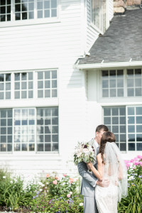 Bride and Groom Wedding Day First Look l Waldenwoods Ann Arbor, Michigan l Rustic Elegant Wedding