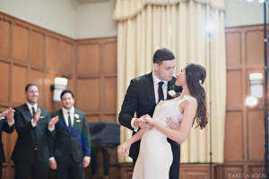 Elegant, timeless, classic black tie wedding with a navy, gold, and champagne color palette by Kari Dawson Photography