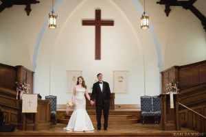 First Baptist Church Ann Arbor, Michigan Real Wedding by Kari Dawson Photography