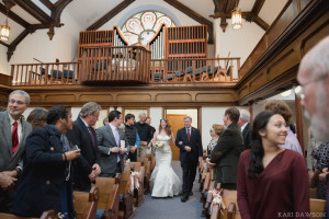 First Baptist Church Ann Arbor, Michigan Real Wedding by Kari Dawson Photography