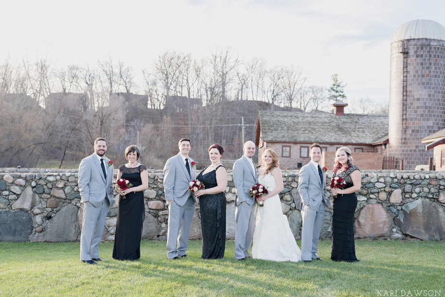 Romantic Winter Wedding with a Red and White Color Pallete-43