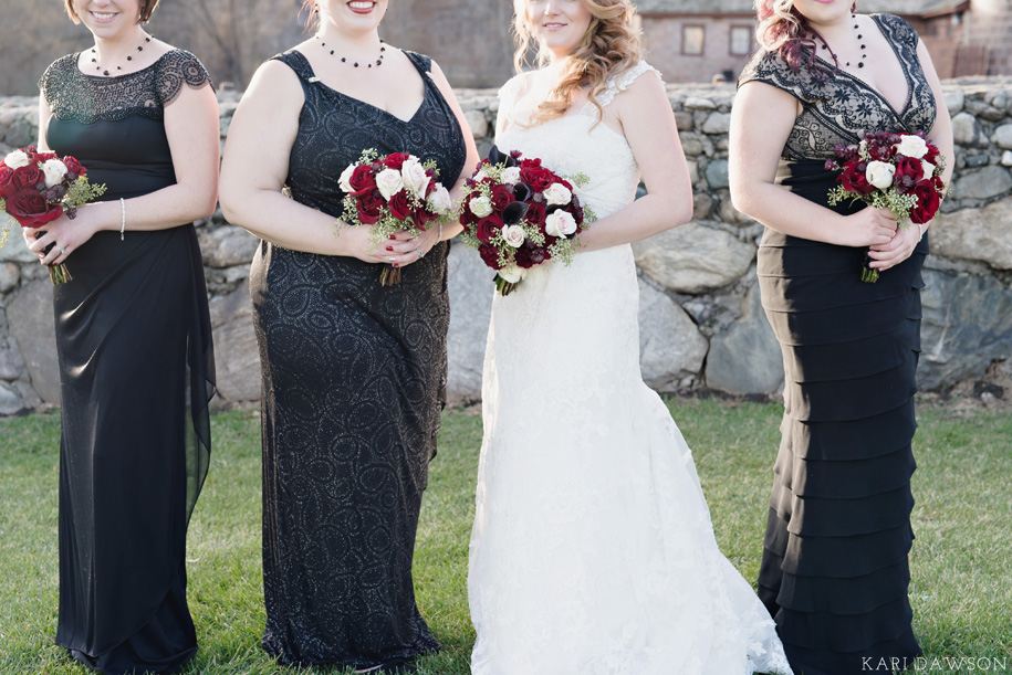 Romantic Winter Wedding with a Red and White Color Pallete-53