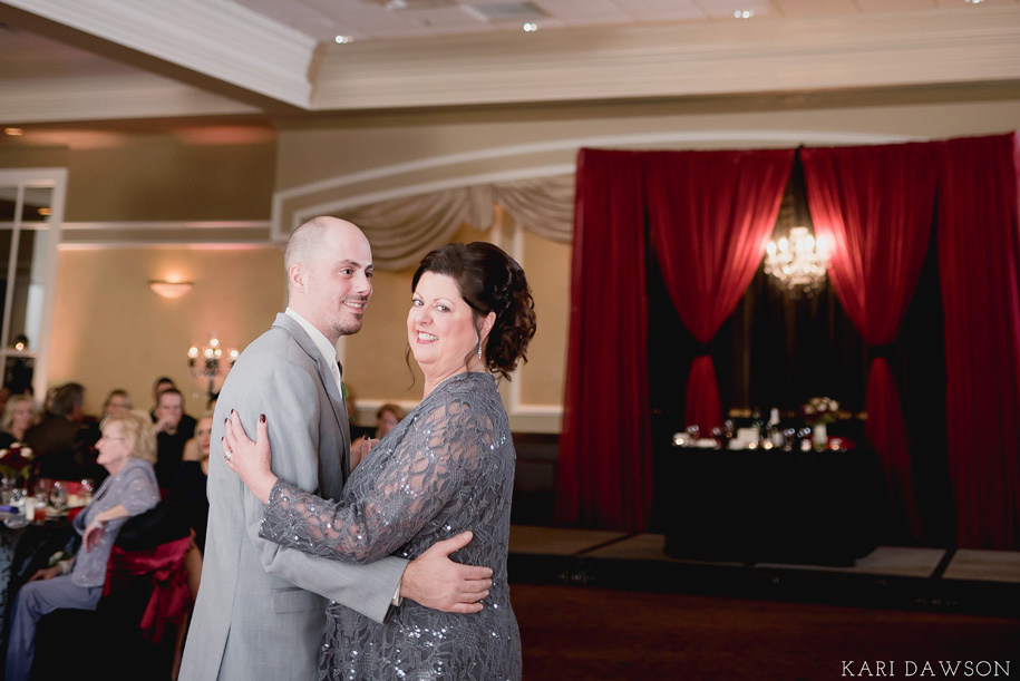 Romantic Winter Wedding with a Red and White Color Pallete-98