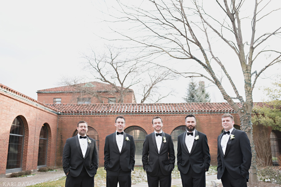 Inn at St Johns Black Tie Winter Wedding with a Neutral Wedding Color Pallete by Kari Dawson-41