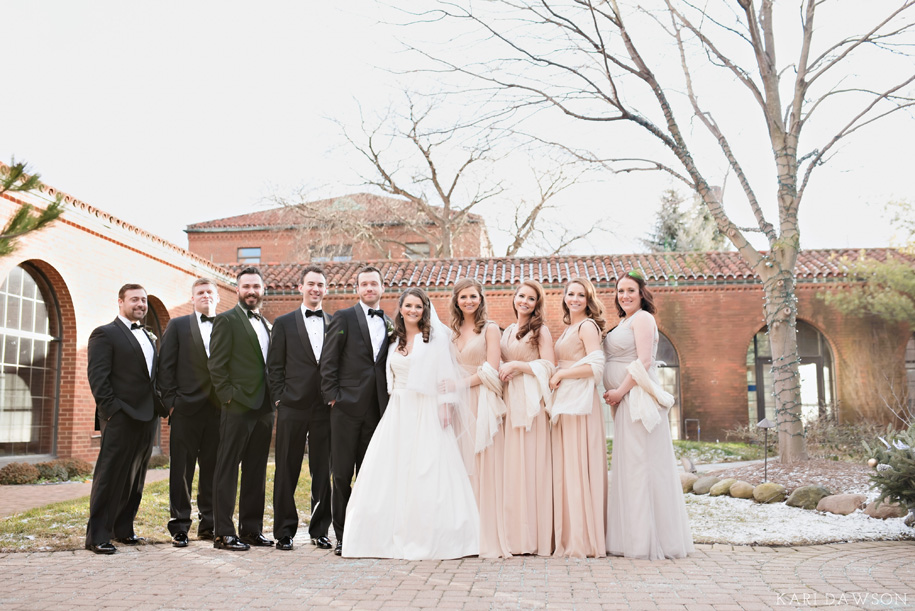 Inn at St Johns Black Tie Winter Wedding with a Neutral Wedding Color Pallete by Kari Dawson-48