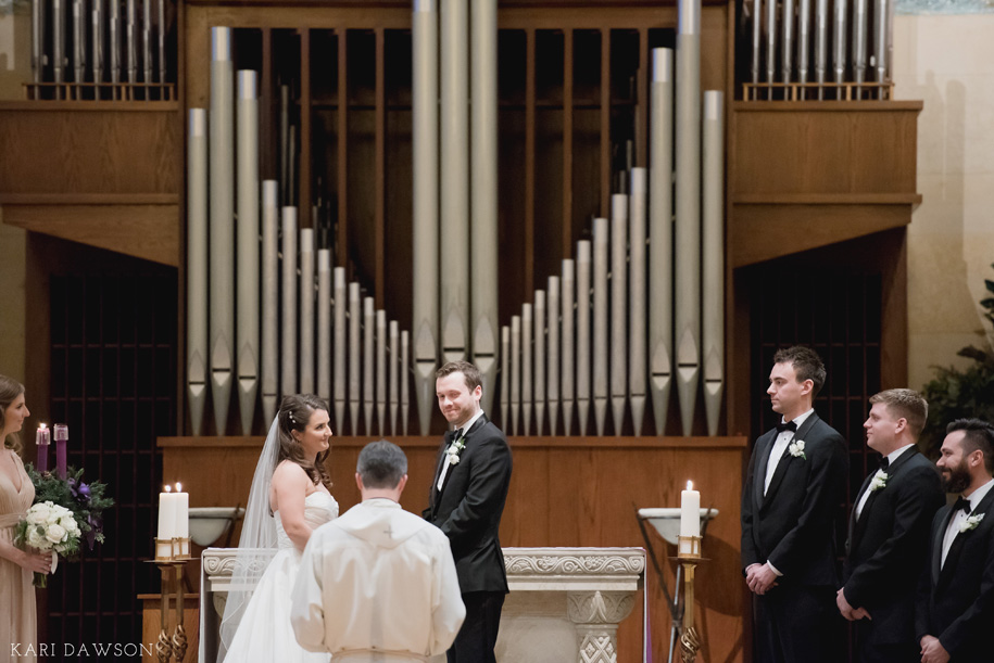 Inn at St Johns Black Tie Winter Wedding with a Neutral Wedding Color Pallete by Kari Dawson-63