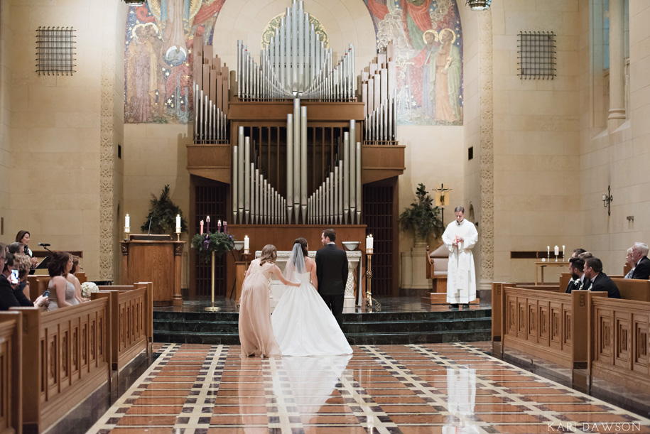 Inn at St Johns Black Tie Winter Wedding with a Neutral Wedding Color Pallete by Kari Dawson-65