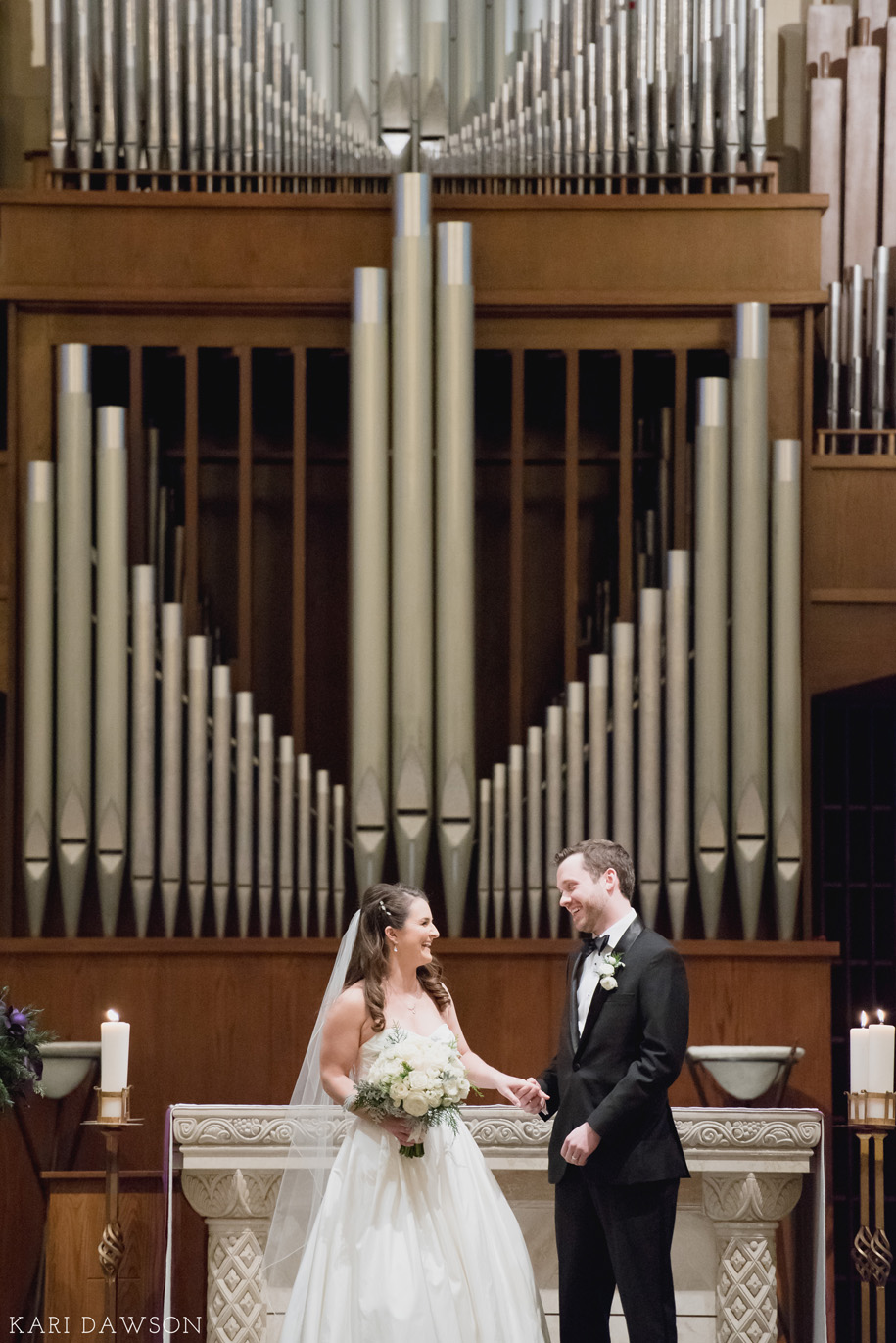 Inn at St Johns Black Tie Winter Wedding with a Neutral Wedding Color Pallete by Kari Dawson-67