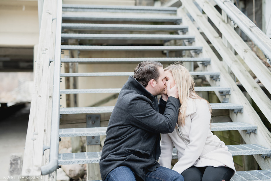 Urban, Fun and Flirty Winter Engagement Photos-15