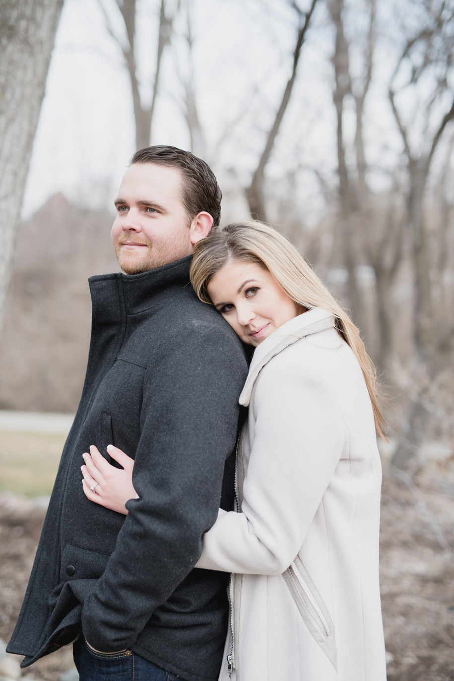 Urban, Fun and Flirty Winter Engagement Photos-3