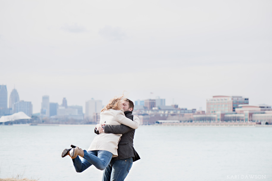 urban downtown detroit winter engagement-10