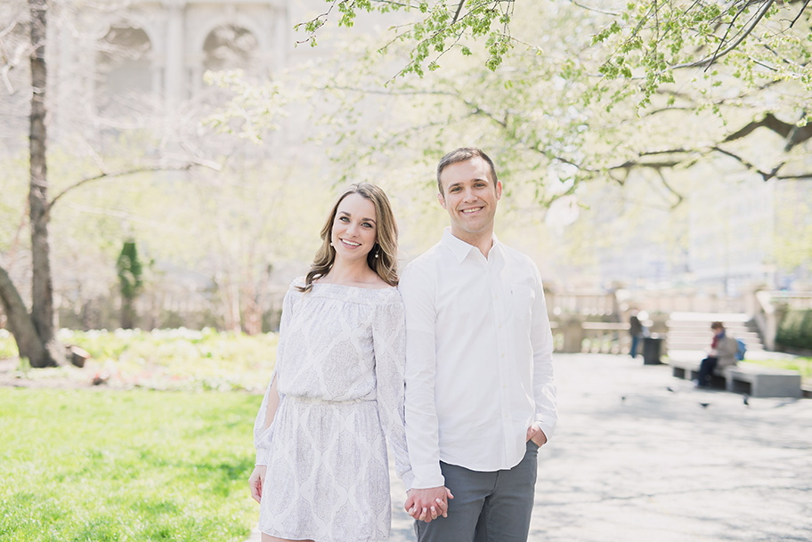 Spring Downtown Engagement Pictures