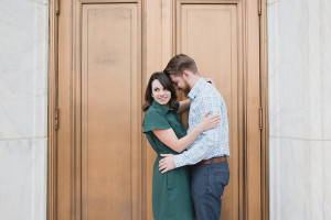 Rainy Engagement Photos in Detroit by Kari Dawson Photography