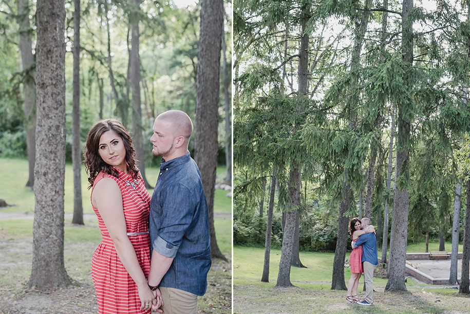 Picnic in the woods engagement by Kari Dawson Photography