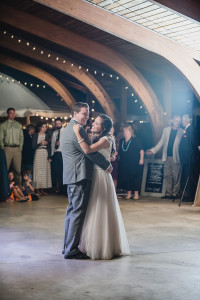 Navy and coral Skyline Camp wedding in the woods in Almont, Michigan by Kari Dawson Photography, top rated Metro Detroit Wedding Photographer.