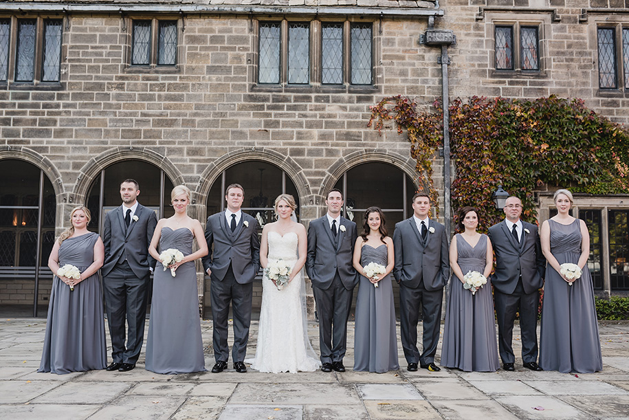 Grey Waterview Loft at Port Detroit Fall Wedding in Detroit, Michigan by Kari Dawson Photography.