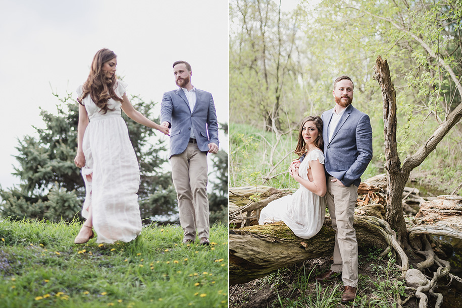 Farm House Engagement in Oxford Michigan11