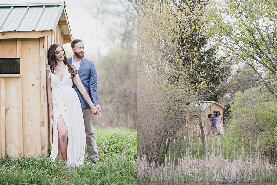 Farm House Engagement in Oxford Michigan20
