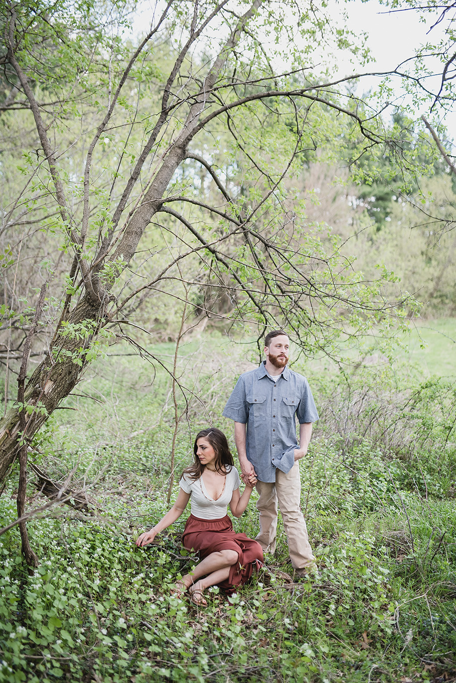 Farm House Engagement in Oxford Michigan32