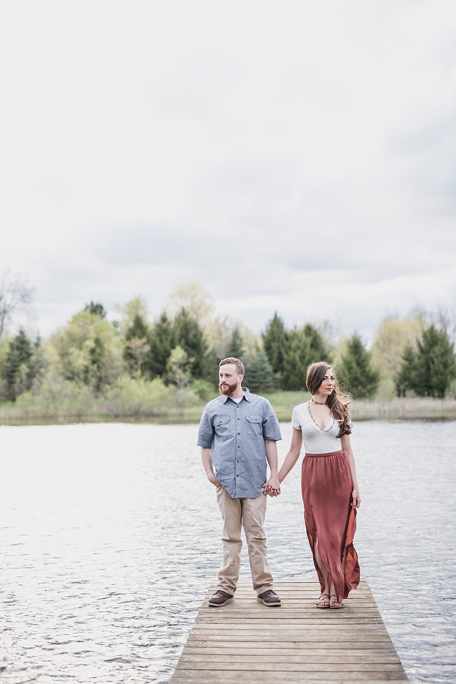 Farm House Engagement in Oxford Michigan37