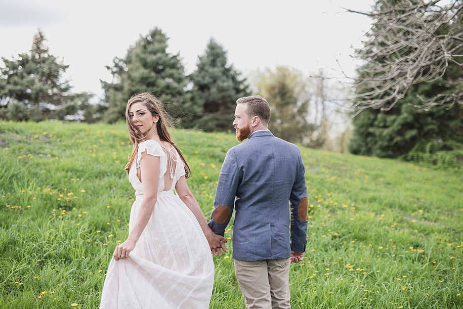 Farm House Engagement in Oxford Michigan9