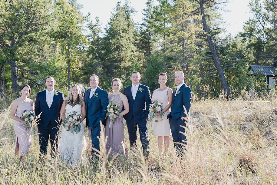 Northern Michigan Fall Backyard Wedding73