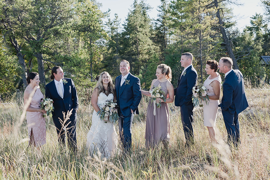 Northern Michigan Fall Backyard Wedding80