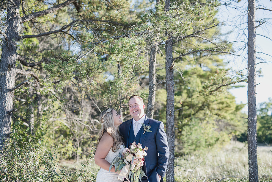 Northern Michigan Fall Backyard Wedding85