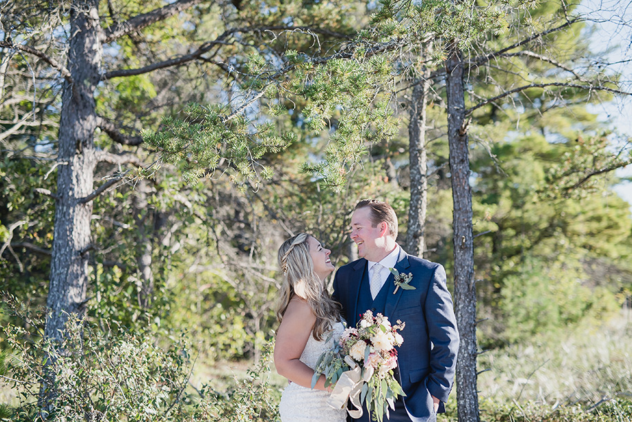 Northern Michigan Fall Backyard Wedding93