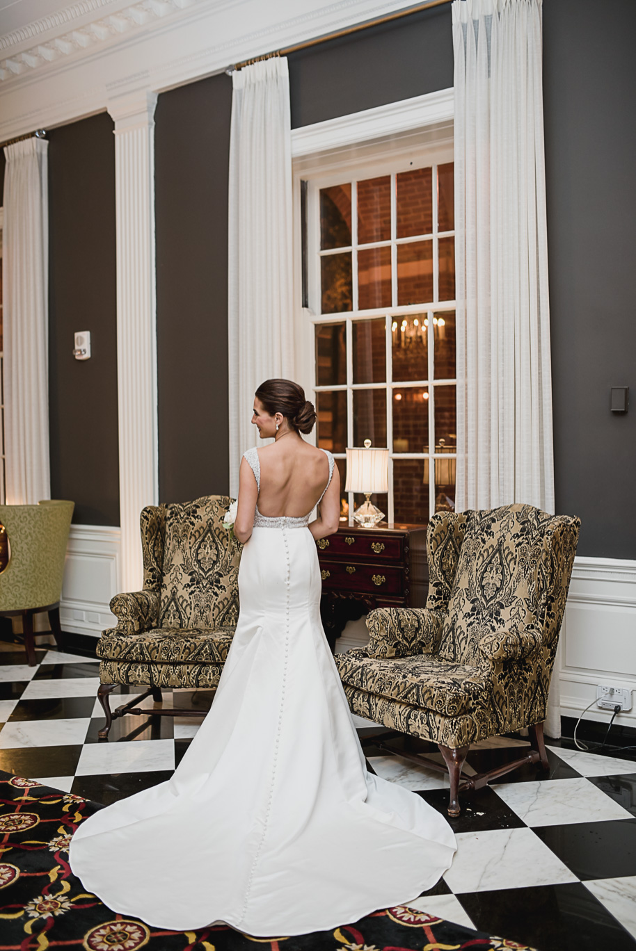 Dearborn Inn Marriott Hotel Wedding In November-44