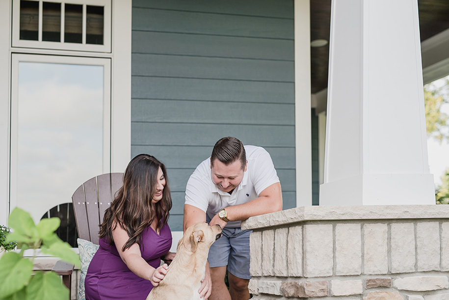 Lake House Engagement Session in Goodrich, Michigan18