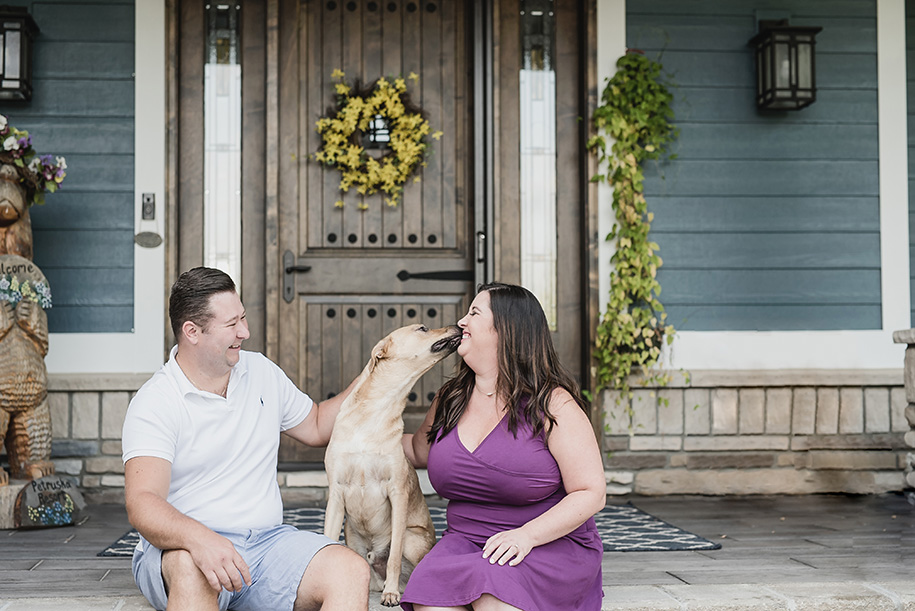 Lake House Engagement Session in Goodrich, Michigan19