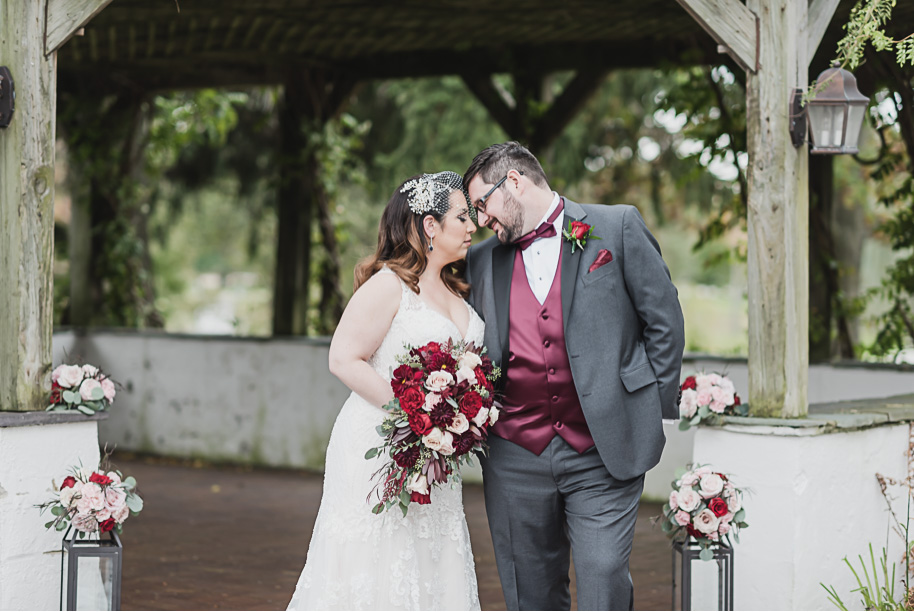 Addison Oaks Cranberry and Gray Wedding-35