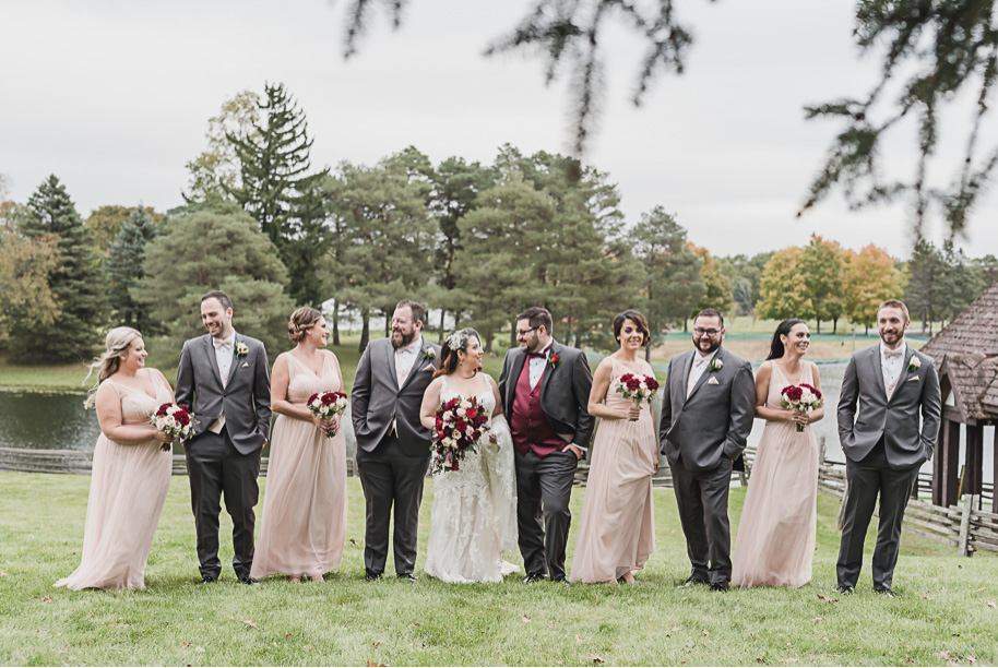 Addison Oaks Cranberry and Gray Wedding-45