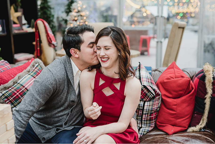 Cadillac Lodge Winter Engagement Session in Detroit-1