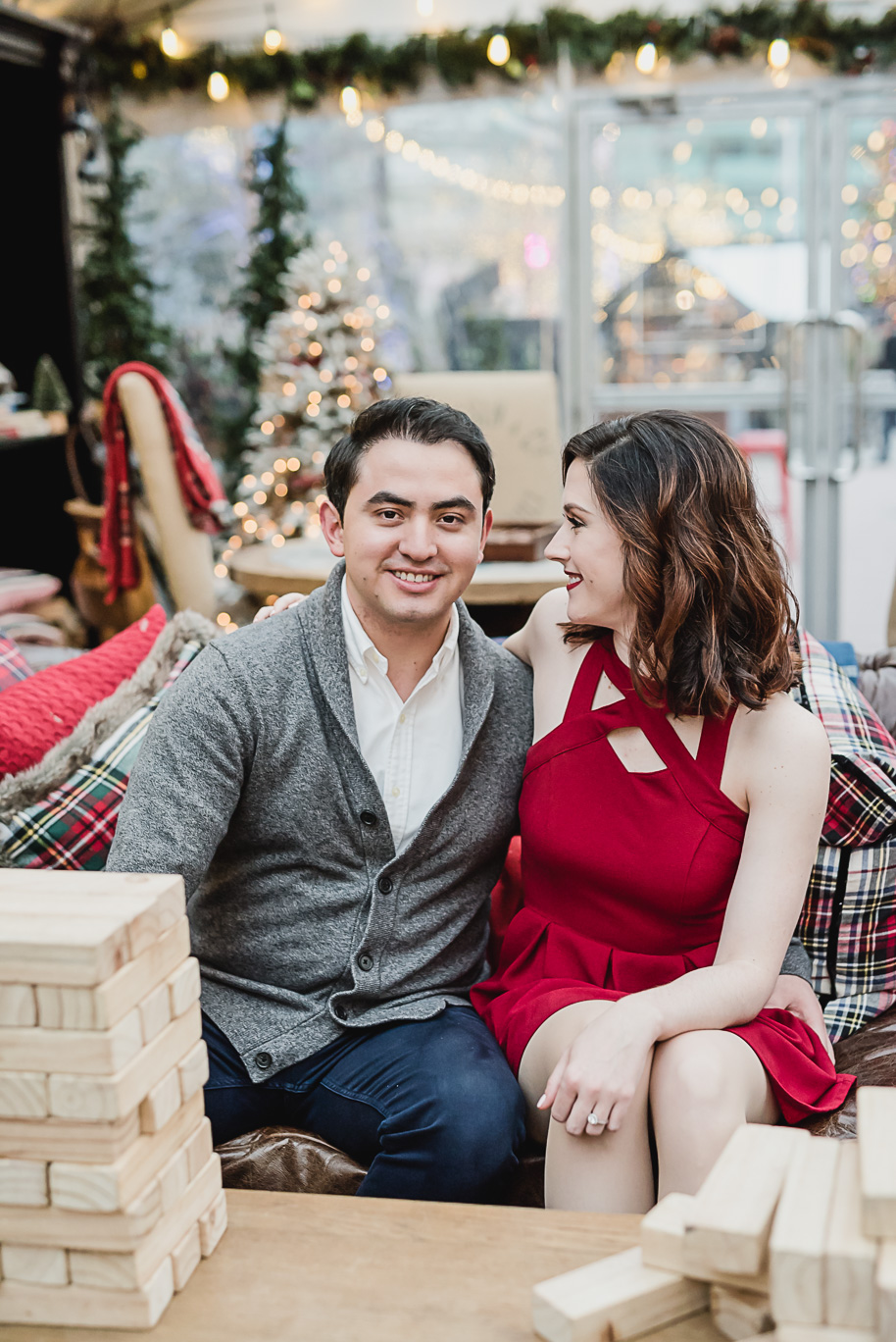 Cadillac Lodge Winter Engagement Session in Detroit-13