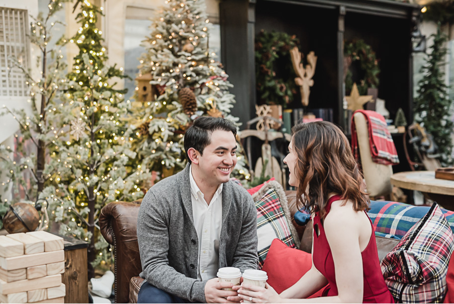 Cadillac Lodge Winter Engagement Session in Detroit-16