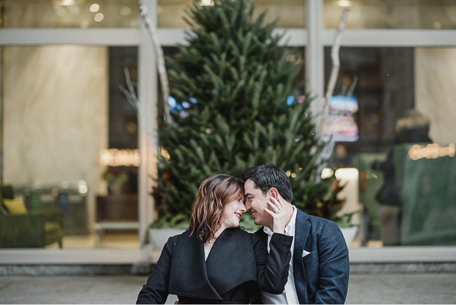 Cadillac Lodge Winter Engagement Session in Detroit-30