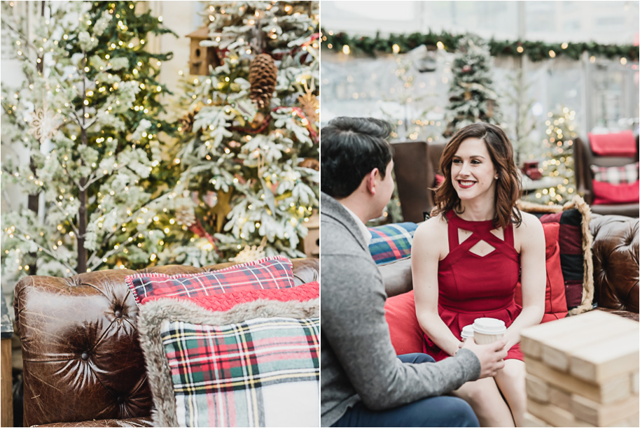Cadillac Lodge Winter Engagement Session in Detroit-7